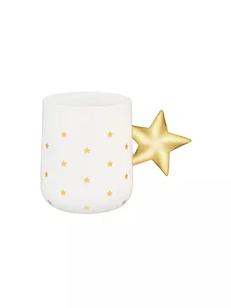 ALESSI | Weihnachts-Henkelbecher 0,37l DELIGHT Weiss/Gold | 